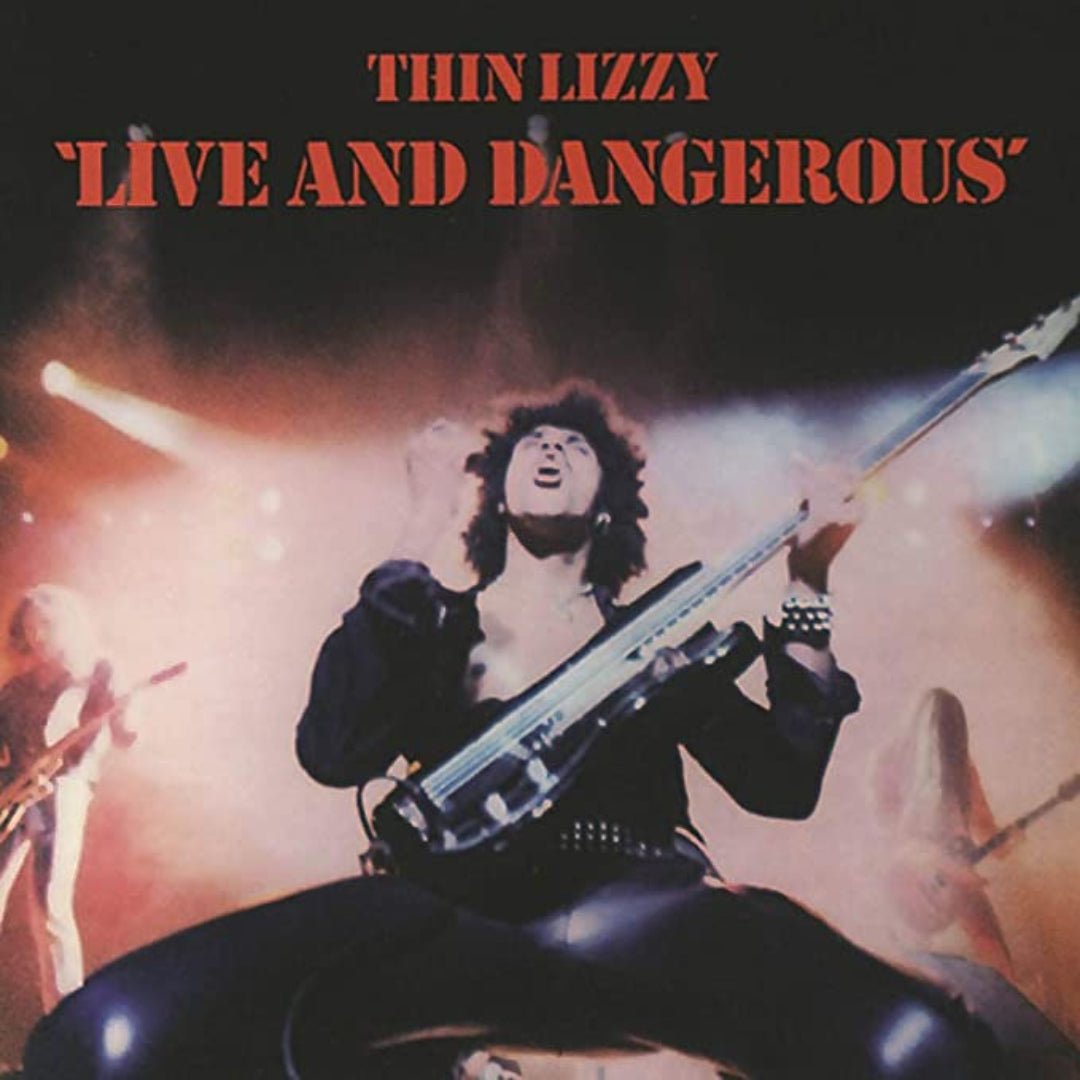 Thin Lizzy Live and Dangerous double live album capturing powerful 1970s rock performances