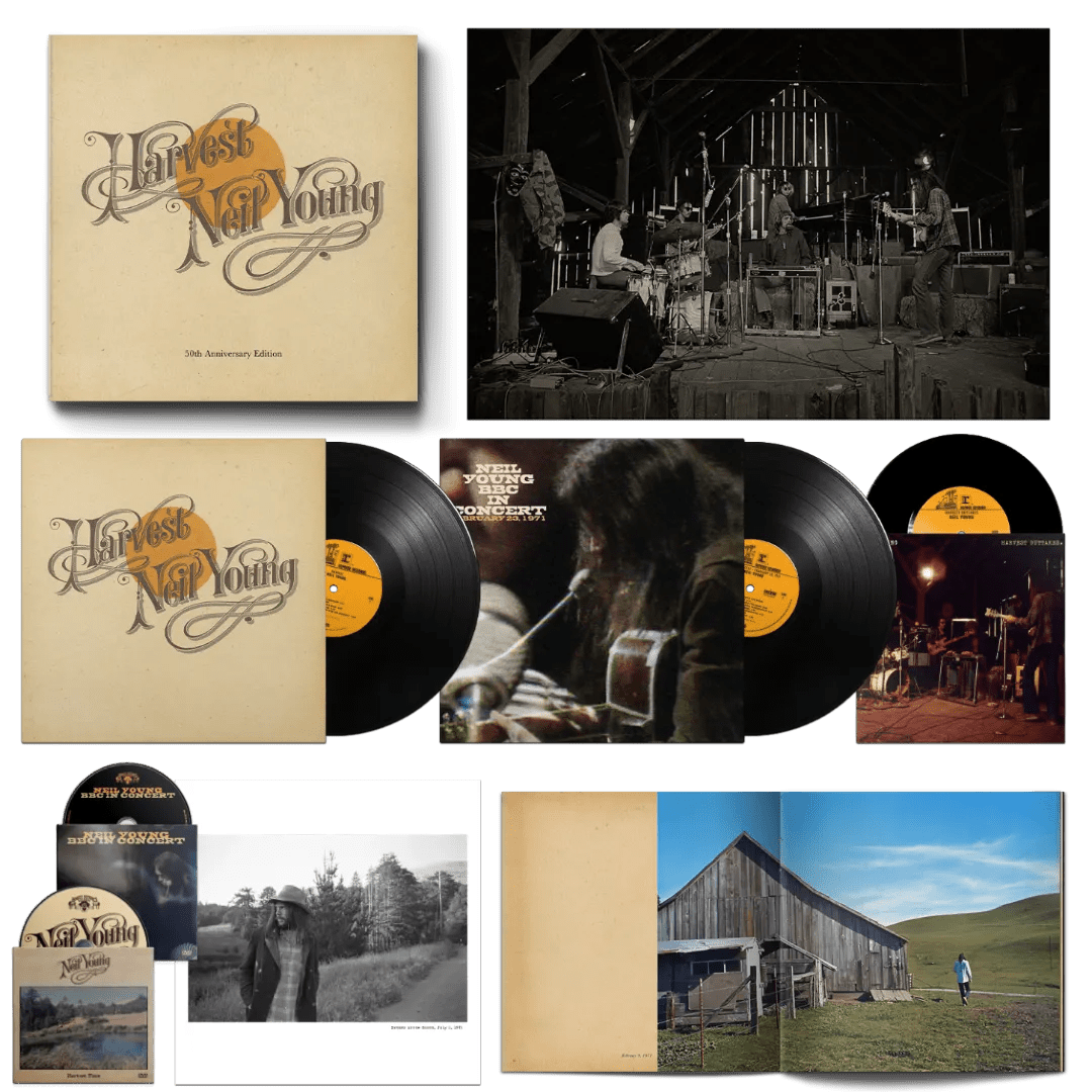 Neil Young - Harvest 2 LP + 7" Single + 2 DVD Box Set - 2 - LP - Orchard Records