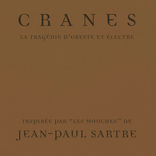 Cranes La Tragédie d’Oreste et Électre album cover with mythological artwork