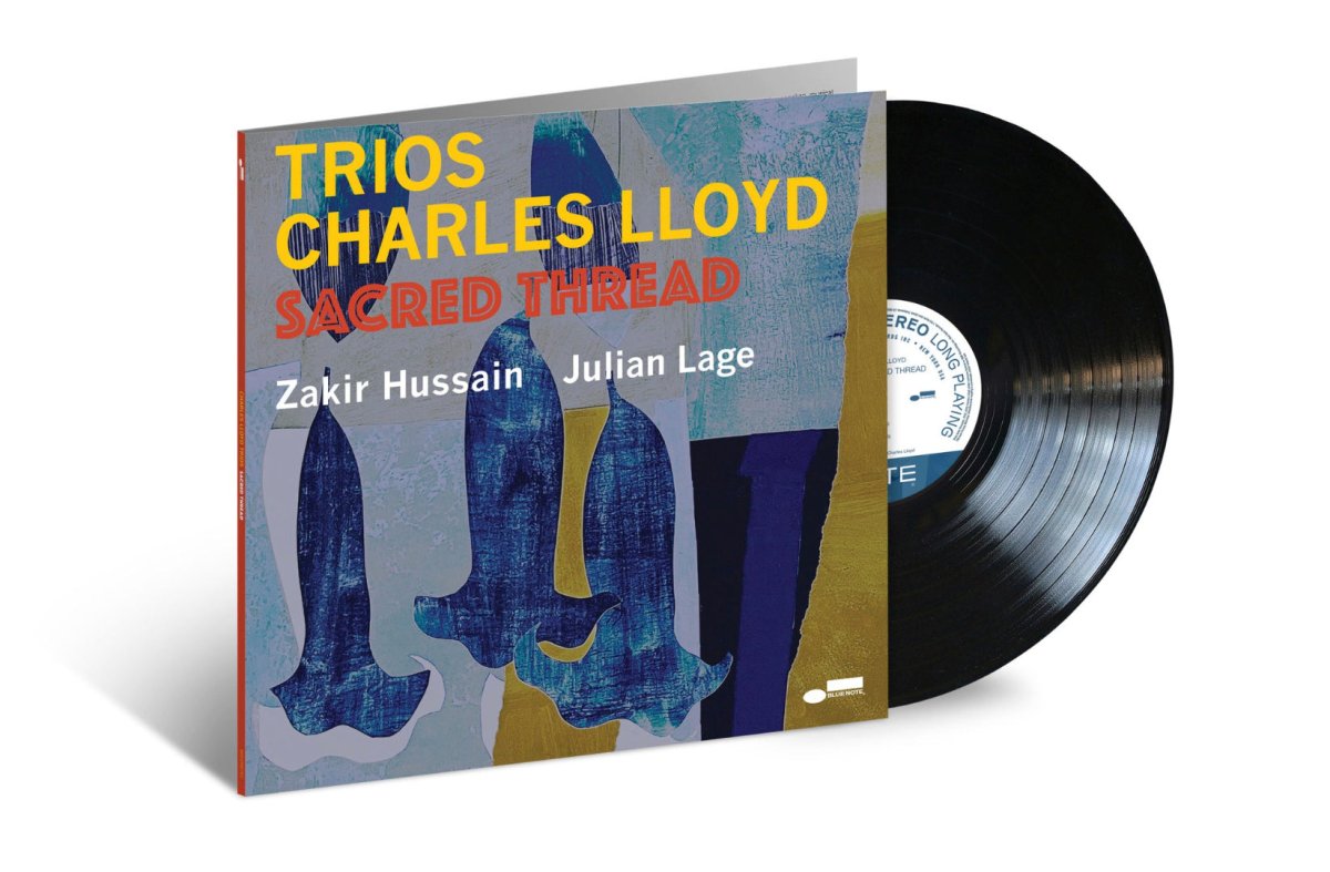 Trios: Sacred Thread Charles Lloyd LP contemplative jazz album with immersive sound