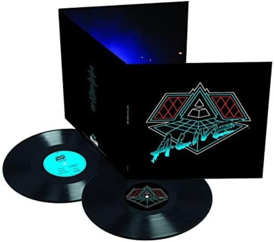 Alive 2007 by Daft Punk 2 LP live electronic music vinyl