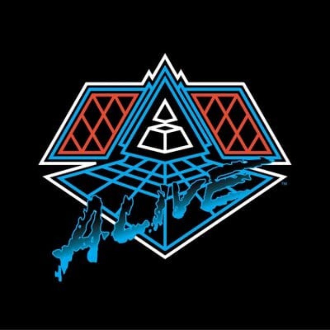 Daft Punk Alive 2007 double LP vinyl album cover artwork