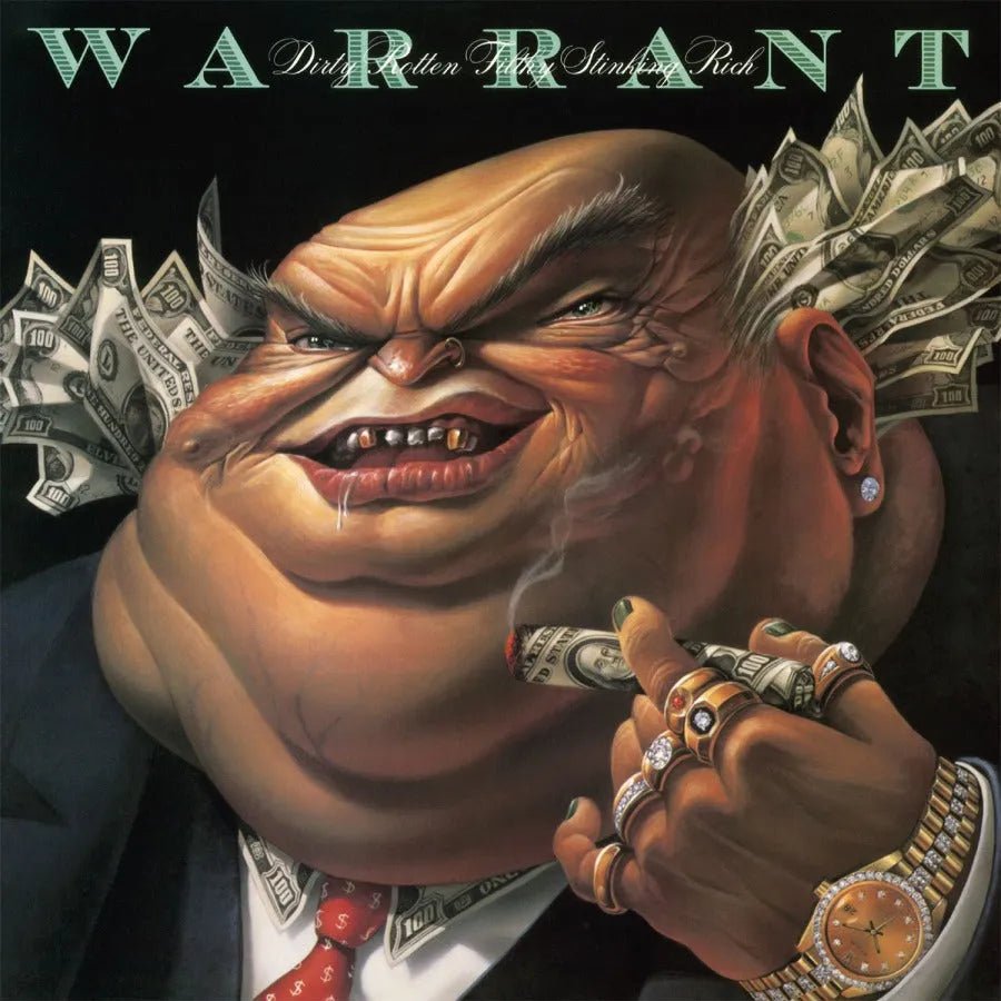 Warrant - Dirty Rotten Filthy Stinking Rich LP Clear Vinyl - 1 - LP - Orchard Records