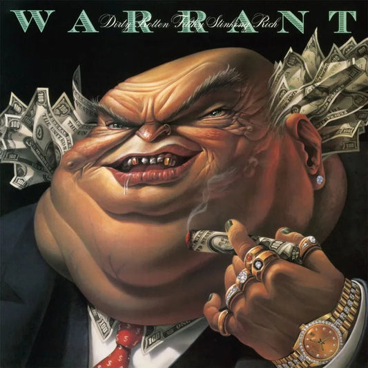 Warrant - Dirty Rotten Filthy Stinking Rich LP Clear Vinyl - 1 - LP - Orchard Records