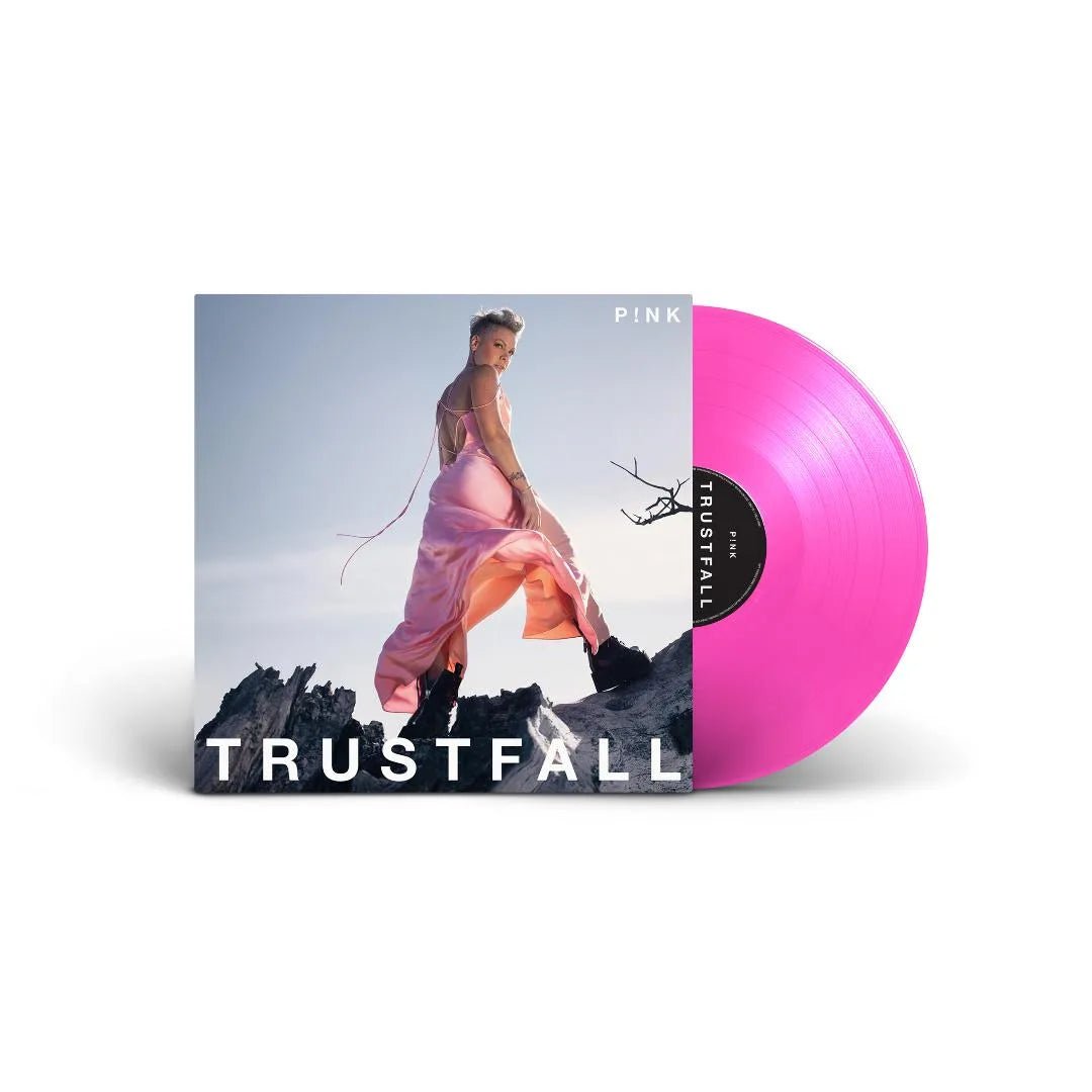 Trustfall LP by P!nk featuring exclusive pink coloured vinyl pressing

