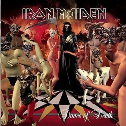 Iron Maiden Dance Of Death CD album cover heavy metal artwork