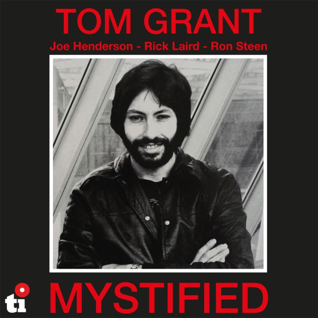 Tom Grant Mystified LP white vinyl jazz fusion album cover front artwork