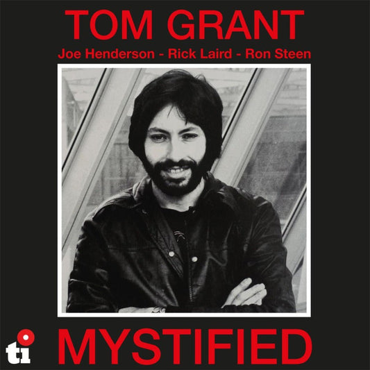 Tom Grant Mystified LP white vinyl jazz fusion album cover front artwork
