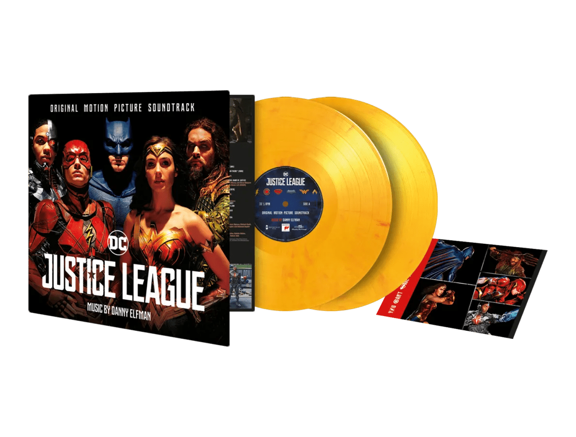 Danny Elfman - Justice League Soundtrack 2 LP Flaming Vinyl - 2 - LP - Orchard Records