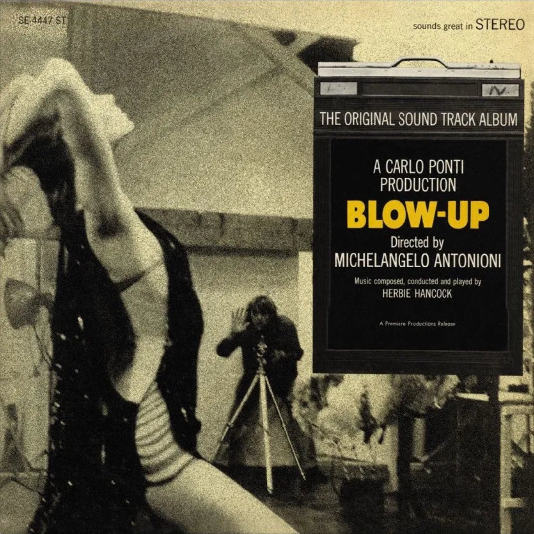 Herbie Hancock Blow-Up soundtrack vinyl featuring 1966 cult film score