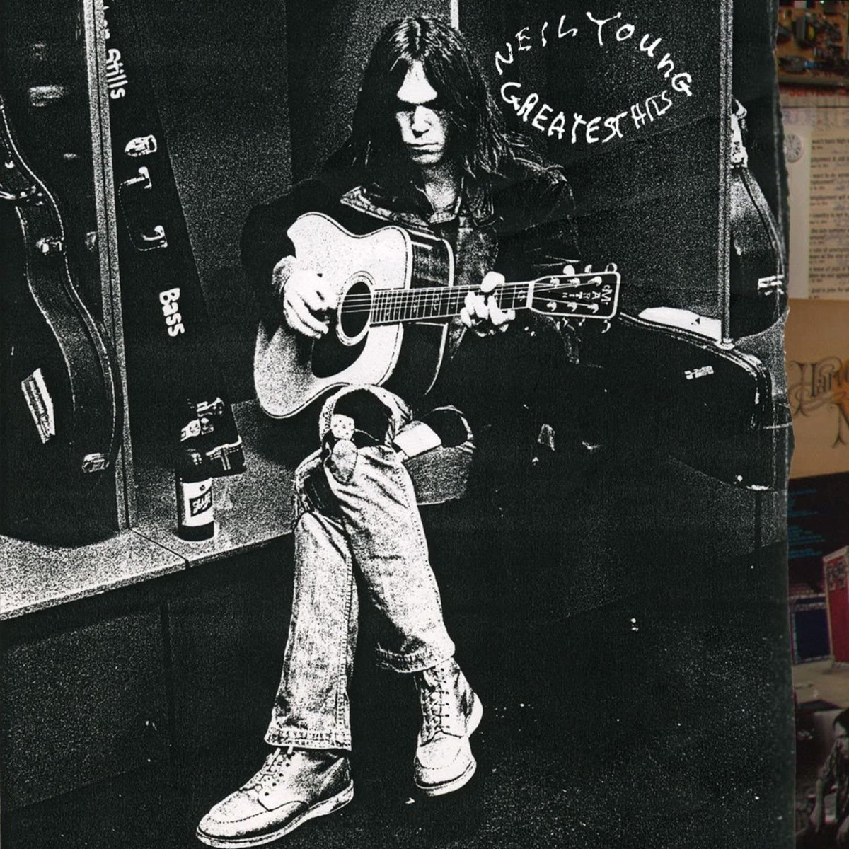 Neil Young Greatest Hits CD album cover artwork classic rock compilation