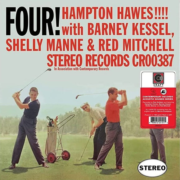 Hampton Hawes!!!! With Barney Kessel, Shelly Manne & Red Mitchell - Four! (7224101) LP