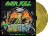 Overkill - Under The Influence  (53867702) LP yellow & Black Marbled Vinyl