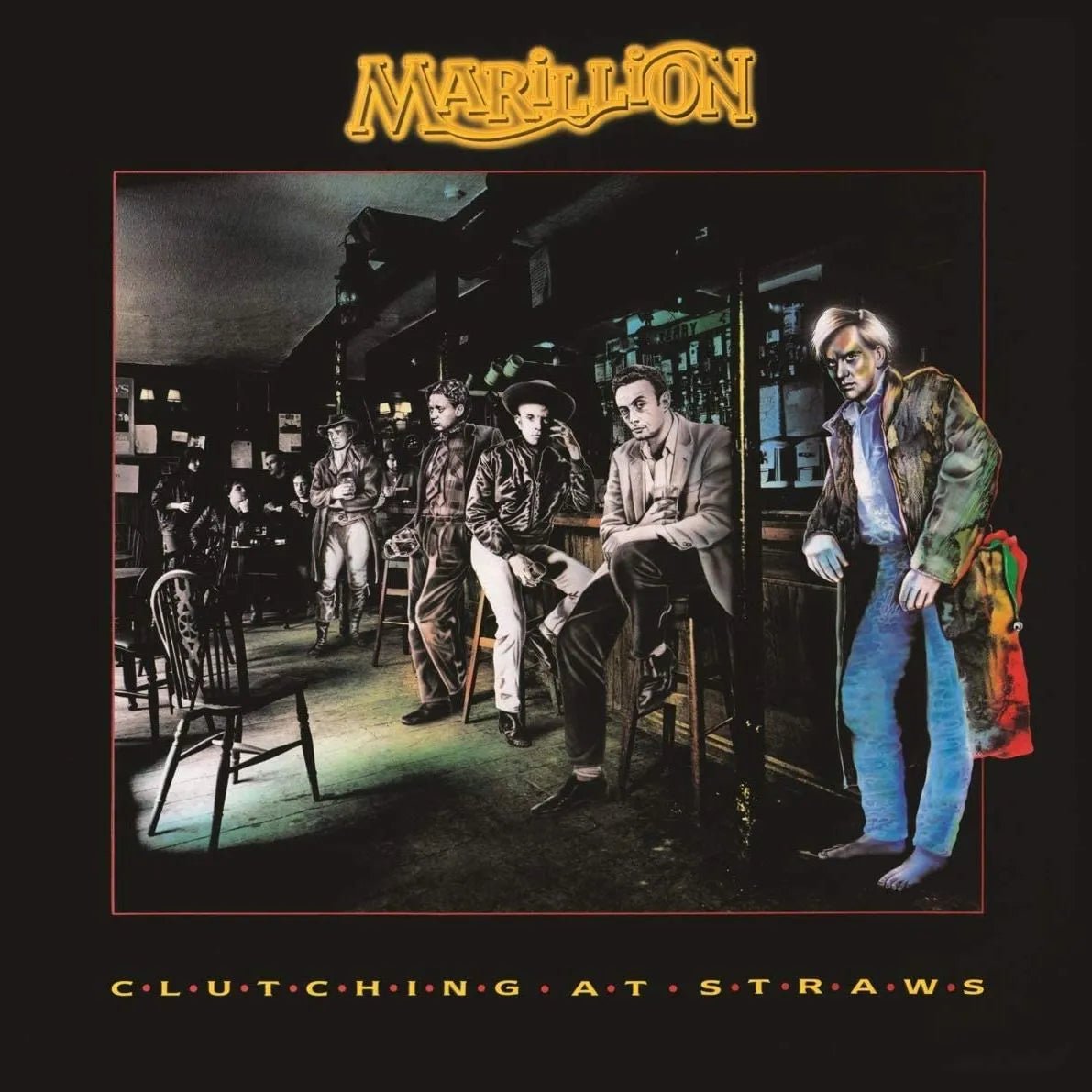 Marillion Clutching At Straws 2 LP vinyl set featuring original artwork