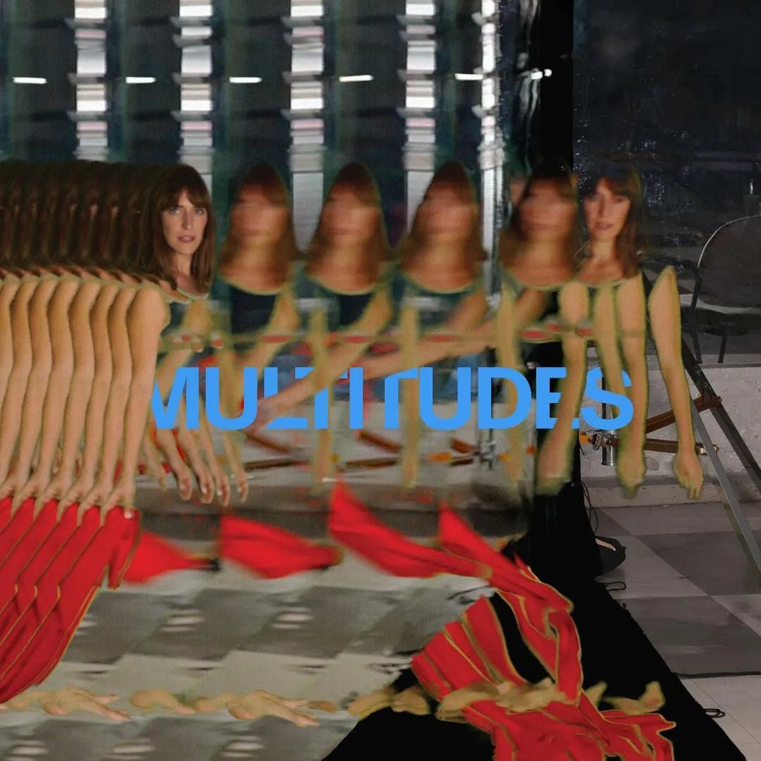 Feist Multitudes album cover featuring abstract design and artist name text
