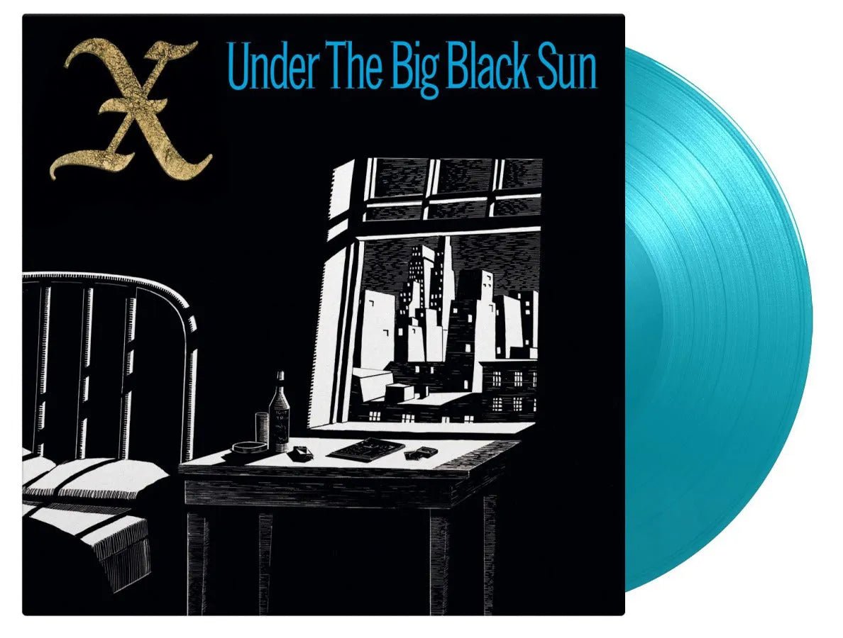 X - Under The Big Black Sun LP Turquoise Vinyl - 2 - LP - Orchard Records