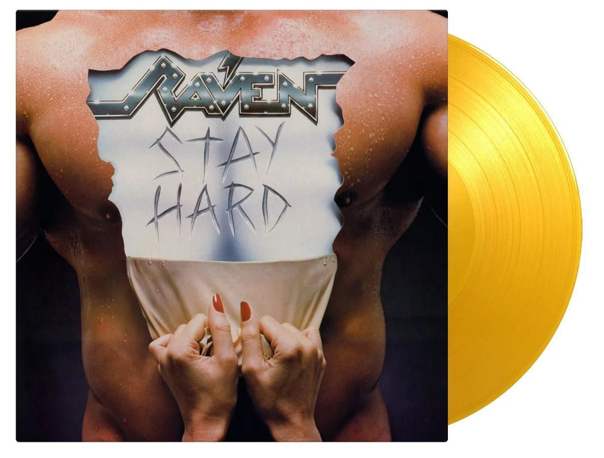 Raven Stay Hard 1985 album on numbered yellow coloured vinyl