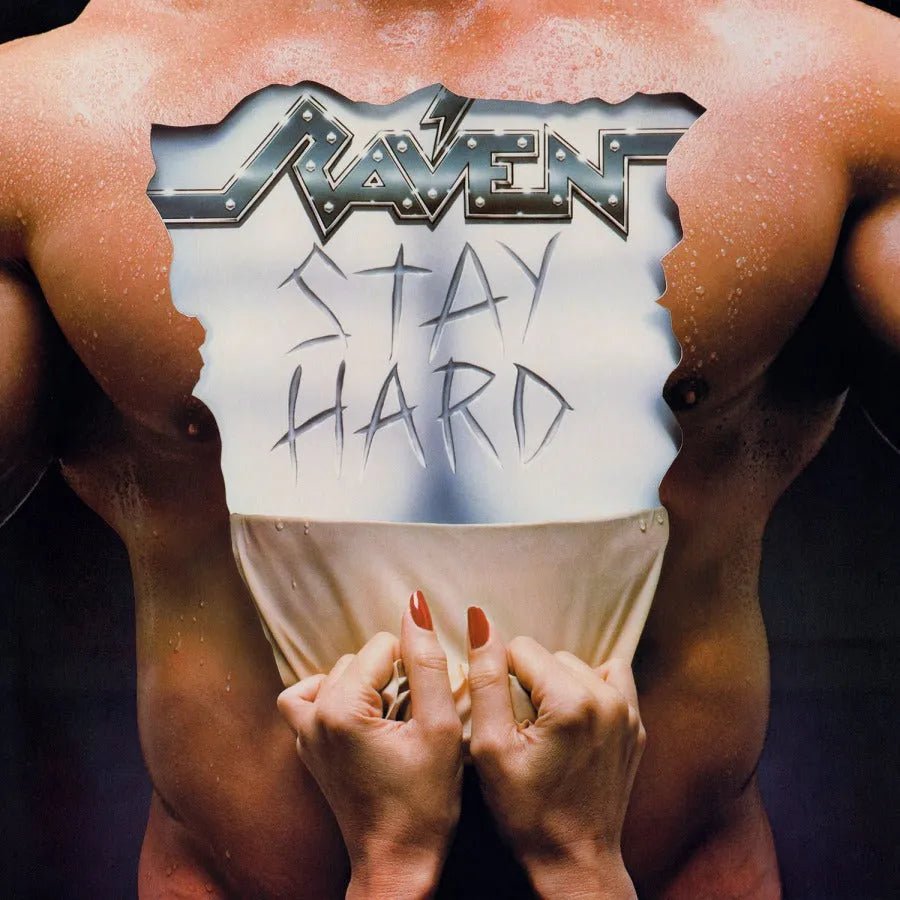 Raven Stay Hard album cover on limited translucent yellow vinyl LP