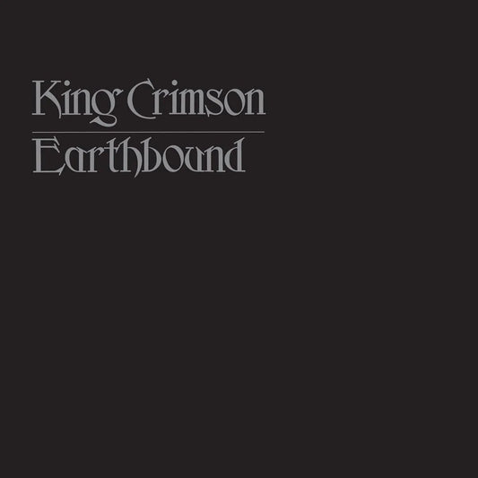 King Crimson Earthbound LP featuring live progressive rock tracks