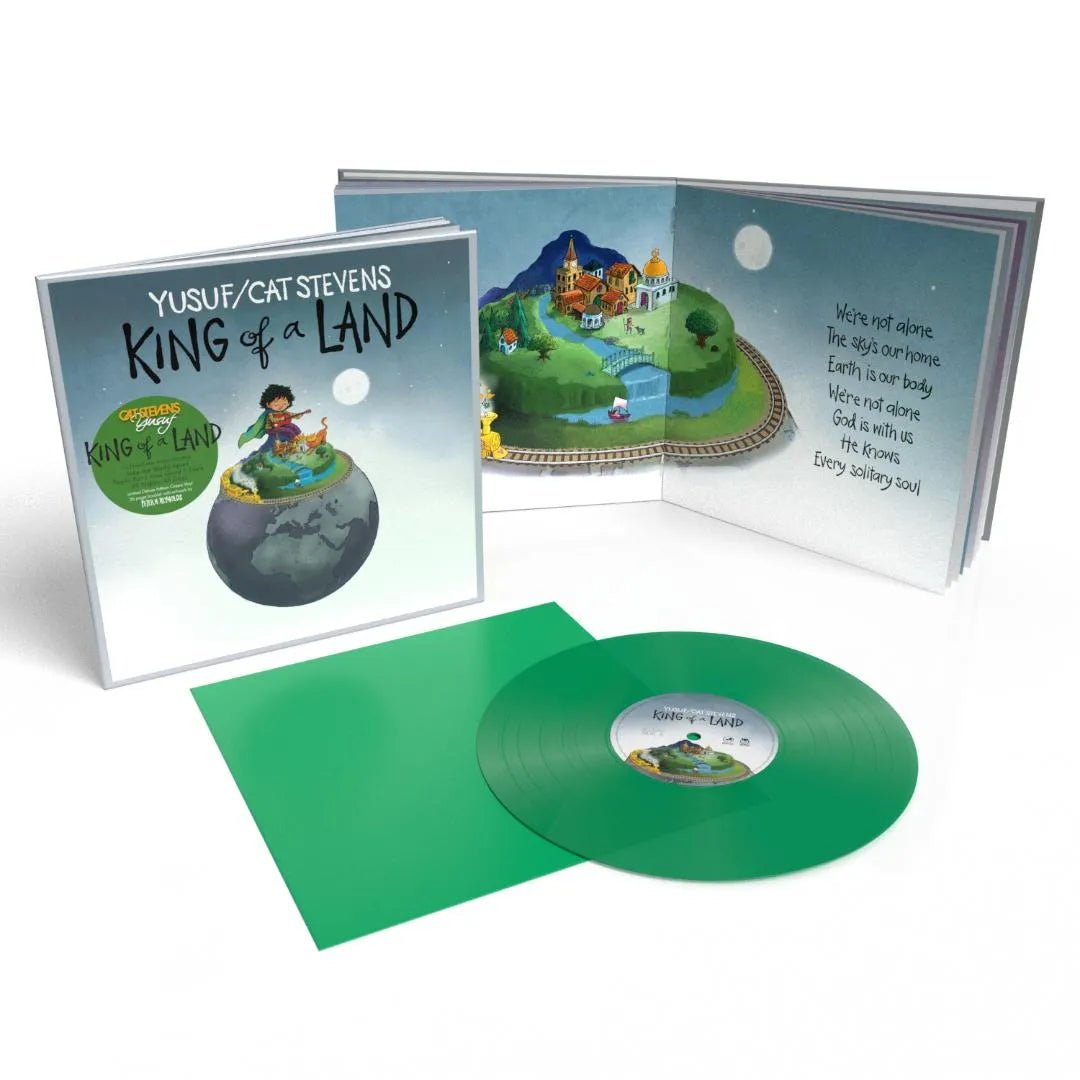 Yusuf / Cat Stevens - King Of A Land LP Green Vinyl - 2 - LP - Orchard Records