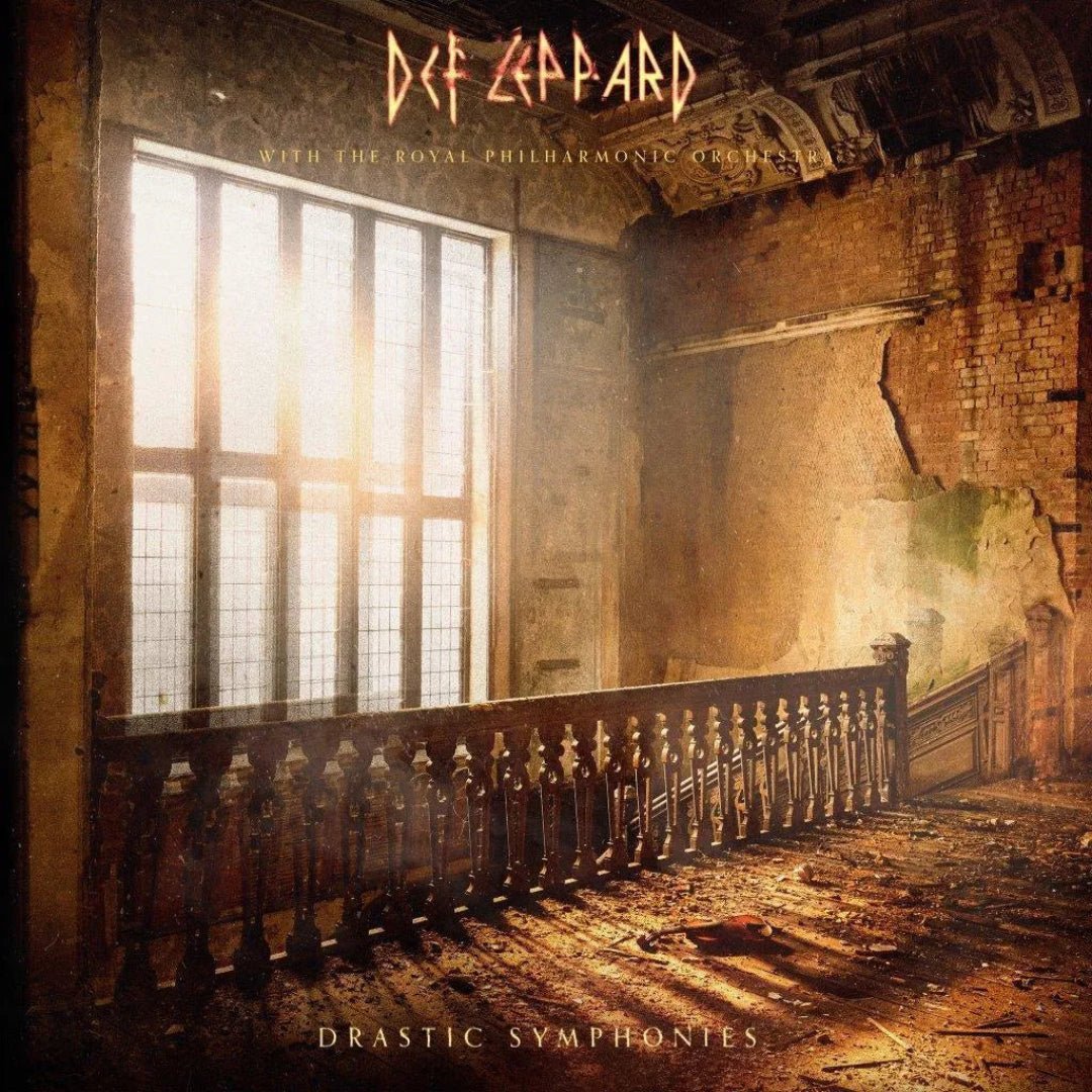 Def Leppard Drastic Symphonies CD featuring orchestral reimaginings of classic hits