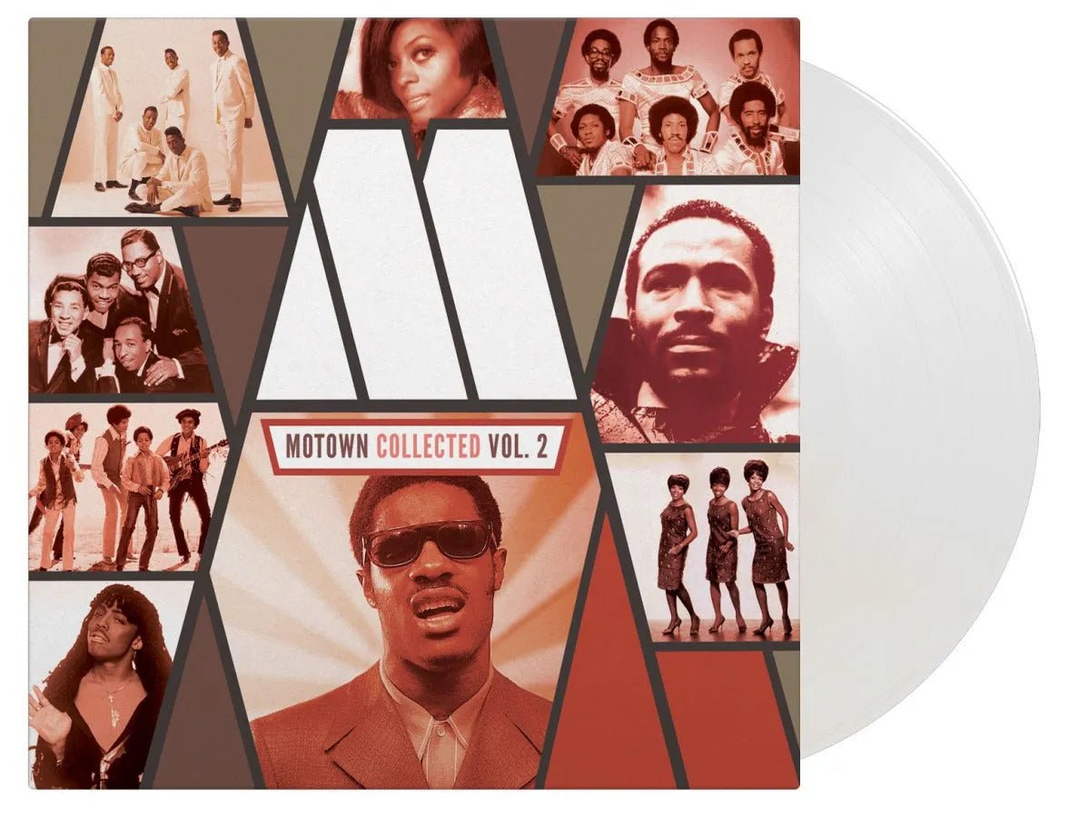 Limited edition Motown Collected 2 white vinyl album with legends’ hits