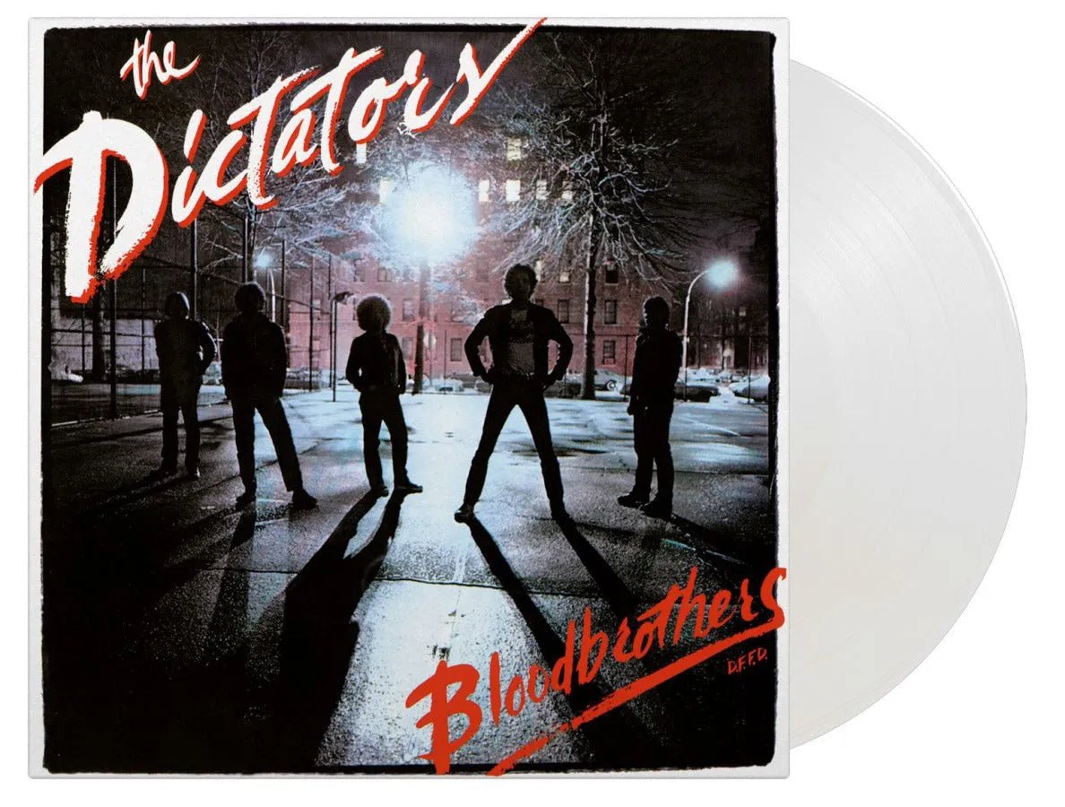 Bloodbrothers by The Dictators on individually numbered white vinyl LP