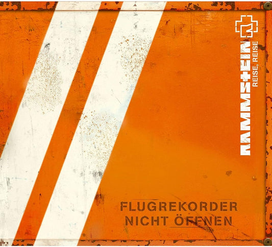 Rammstein Reise Reise CD album cover featuring dark industrial artwork