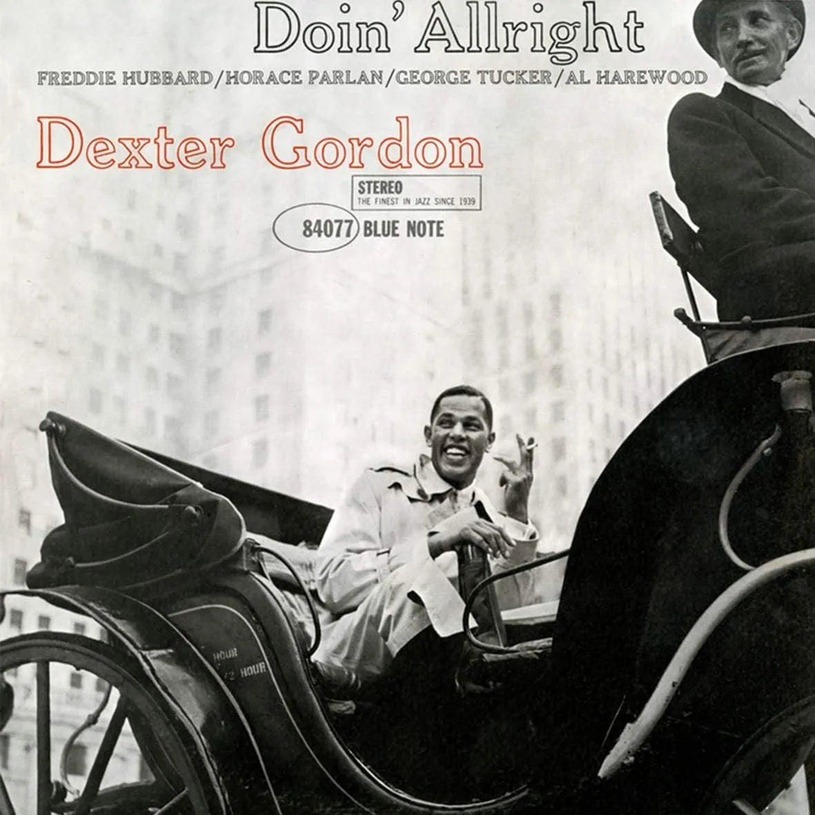 Dexter Gordon Doin’ Alright LP Blue Note reissue vinyl album cover
