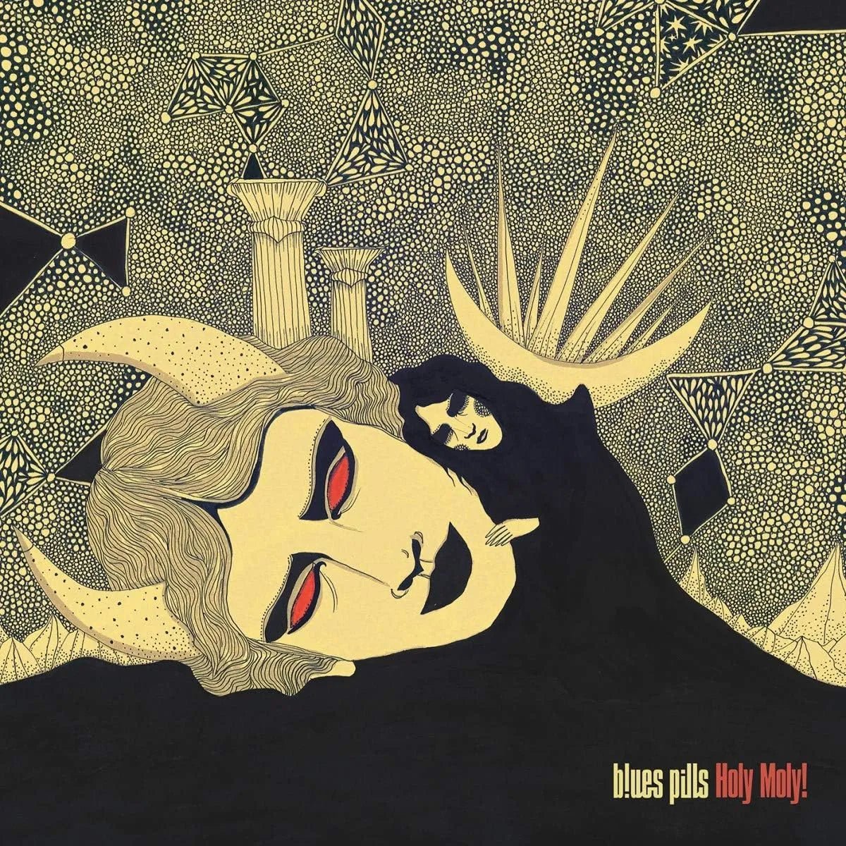 Blues Pills Holy Moly! album artwork showing psychedelic blues-rock vibe

