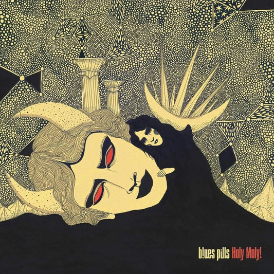 Blues Pills Holy Moly! album artwork showing psychedelic blues-rock vibe

