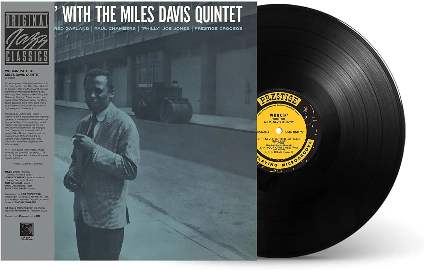 The Miles Davis Quintet - Workin' With The Miles Davis Quintet LP - 2 - LP - Orchard Records