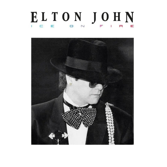 Elton John Ice On Fire vinyl LP reissue featuring hit singles Nikita and Wrap Her Up