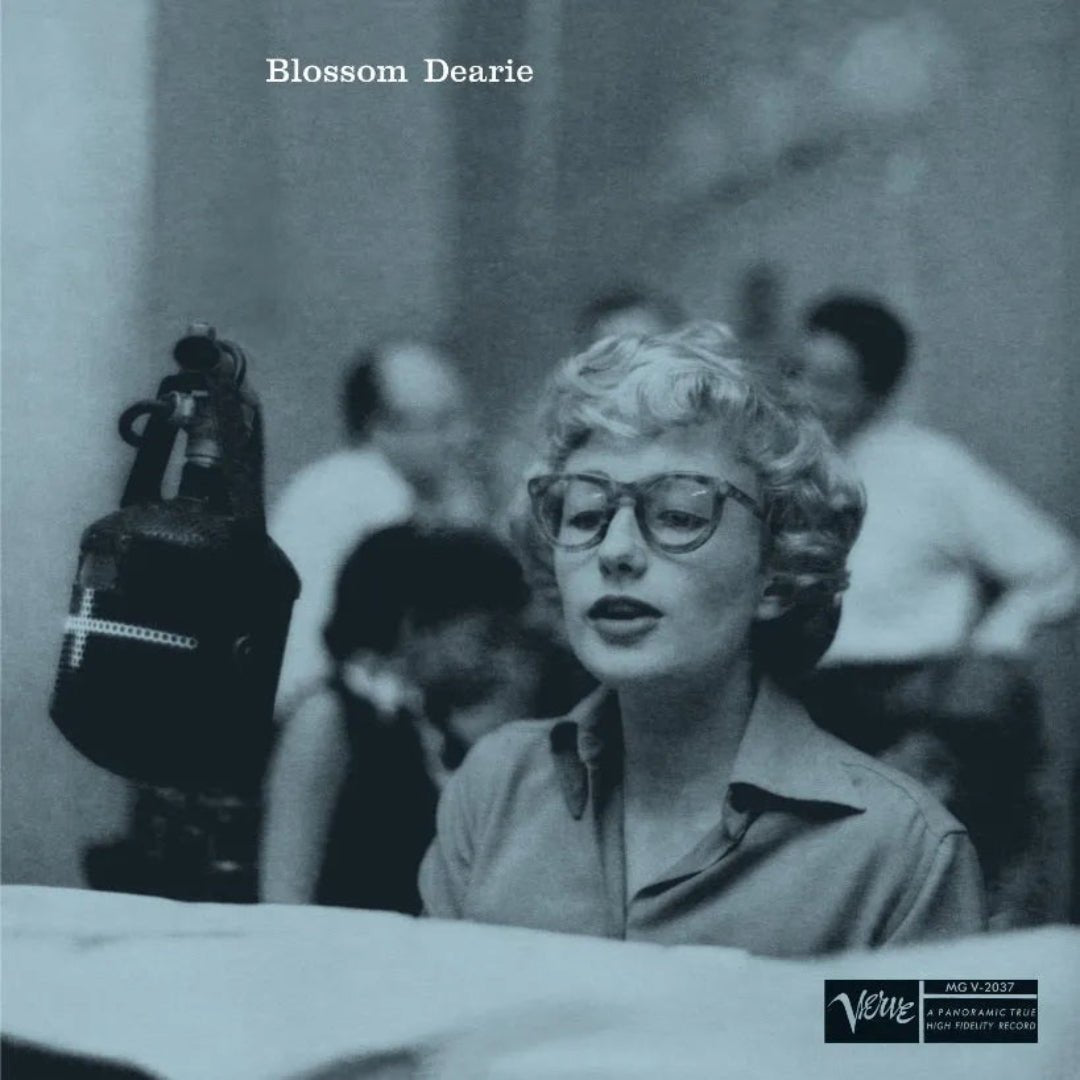 Blossom Dearie 1957 LP cover, self-titled jazz album on Verve By Request