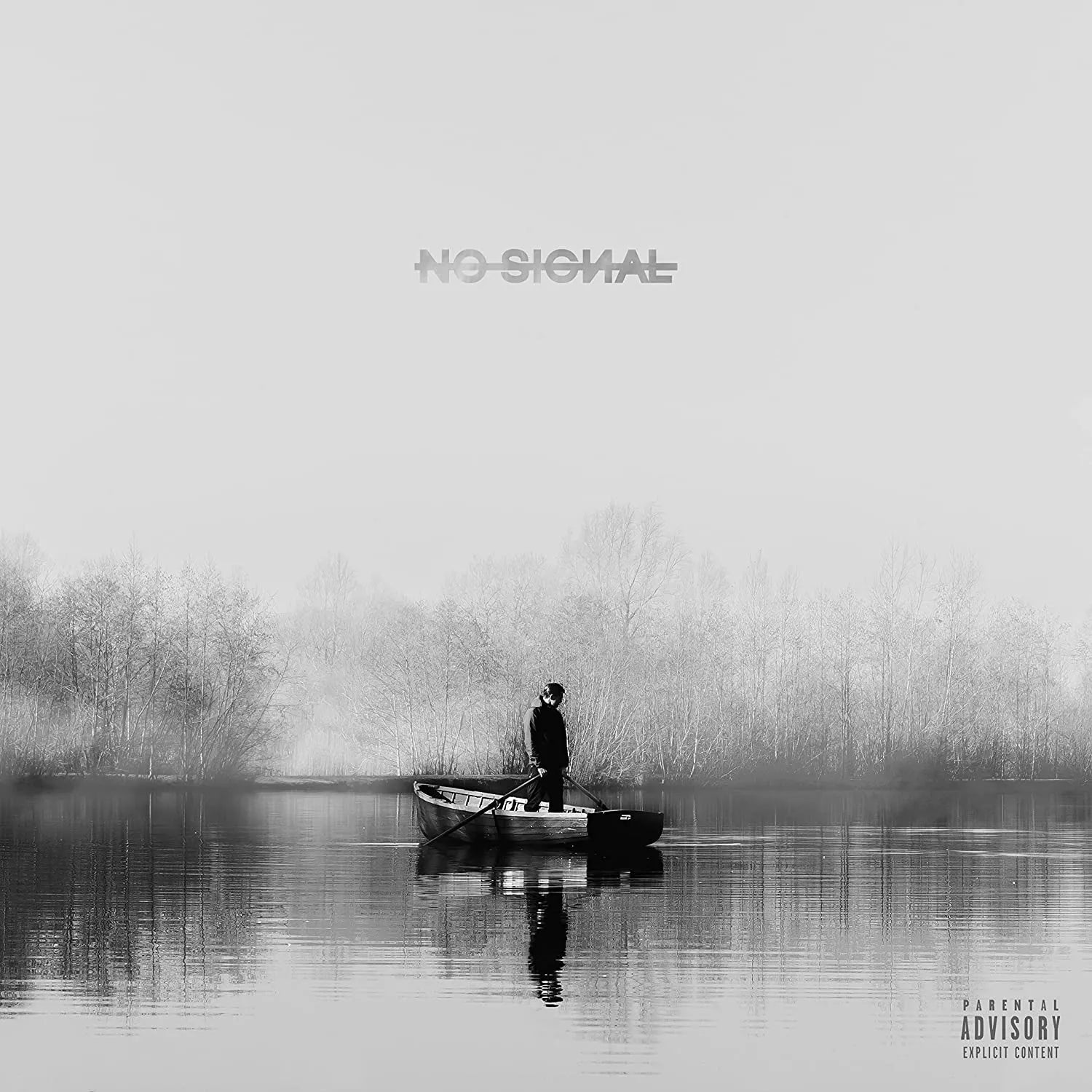 French Single Player mixtape cover featuring monochromatic icy artwork